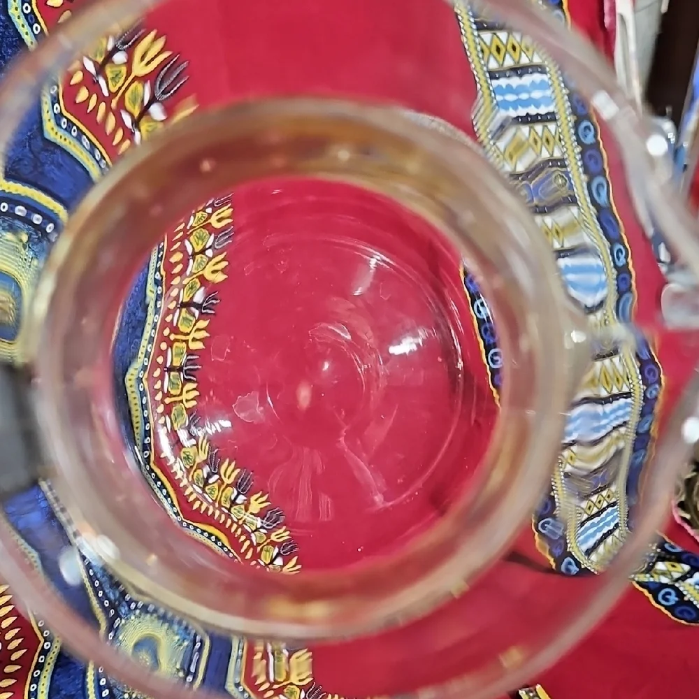 MCM Pyrex Silex Starlight Atomic Starburst Pattern Glass Coffee Carafe